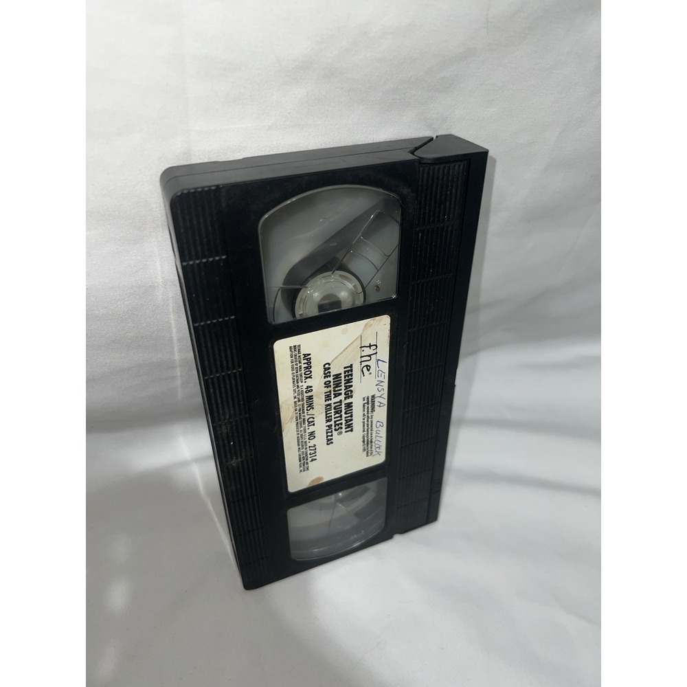 Teenage Mutant Ninja Turtles Case of the Killer Pizzas Movie VHS, 1989